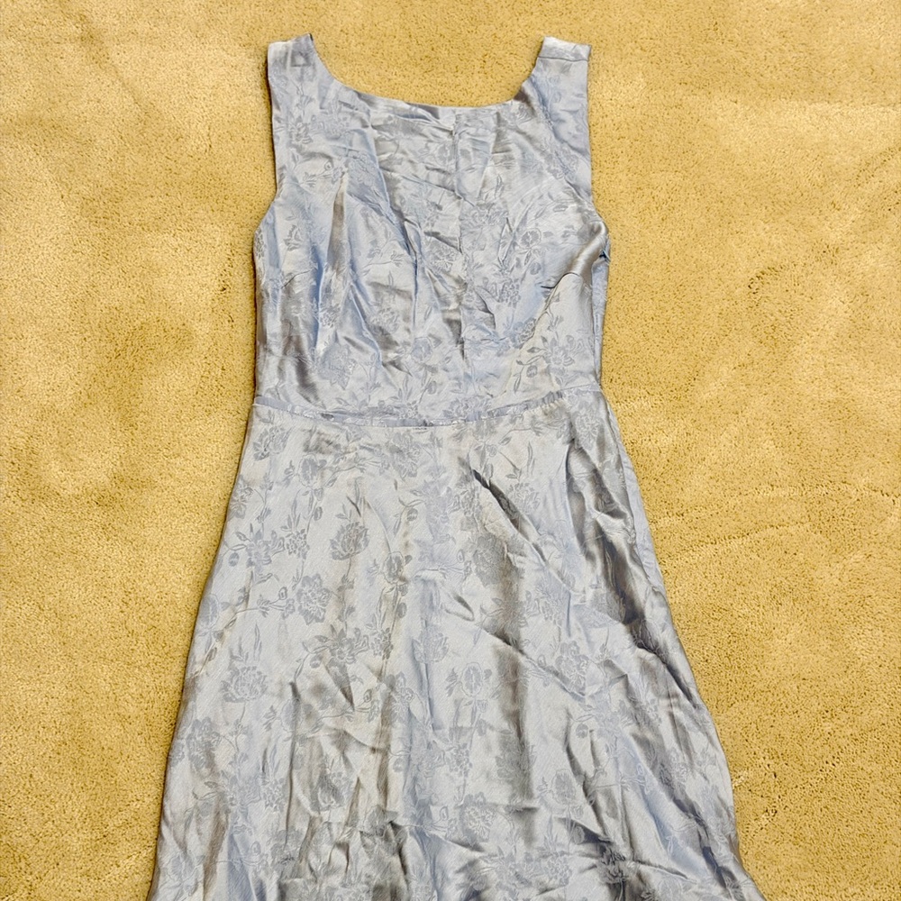 Bloomingdale's AQUA x LIAT BARUCH Exclusive Light Blue Floral Midi Dress